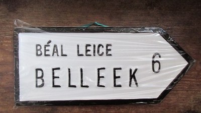 Belleek Fermanagh/Mayo/Armagh NEU irisches Straßenschild handgefertigt in Irland 