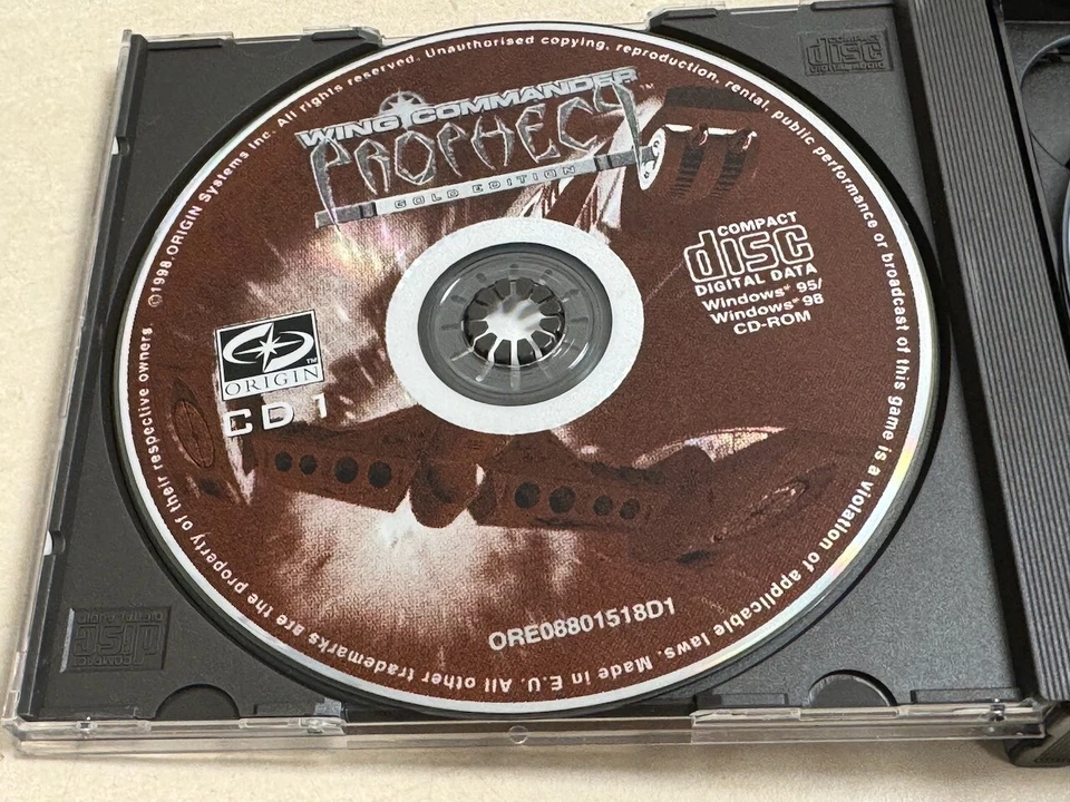 Wing Commander Prophecy PC Game CD Gold Edition Boxed Manual - Image 4 of 4