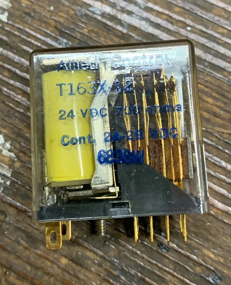 ALLIED CONTROLS T163X-12 RELAY 14 PIN 2A 700 OHMS 24VDC NEW IN BOX - Image 3 of 4