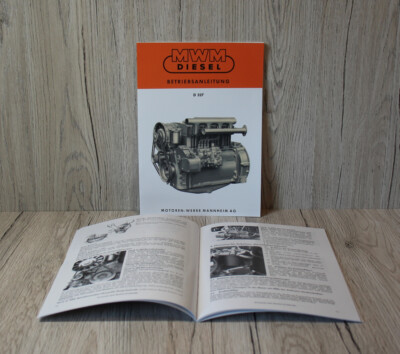 MWM BETRIEBSANLEITUNG Motor Dieselmotor D 327-2 D 327-3 D 327-4 D 327-6
