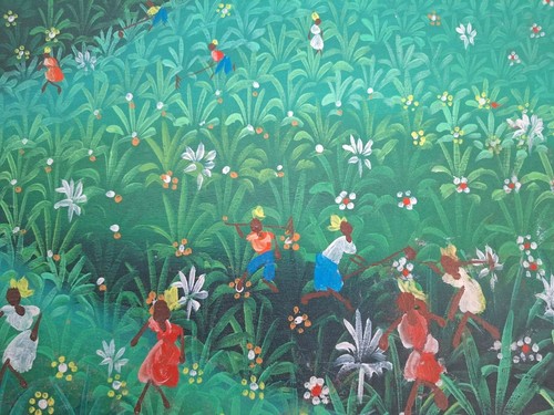 Peinture huile Sur Toile Paysage Nature Arbres Tableau Signé - Photo 15 sur 20