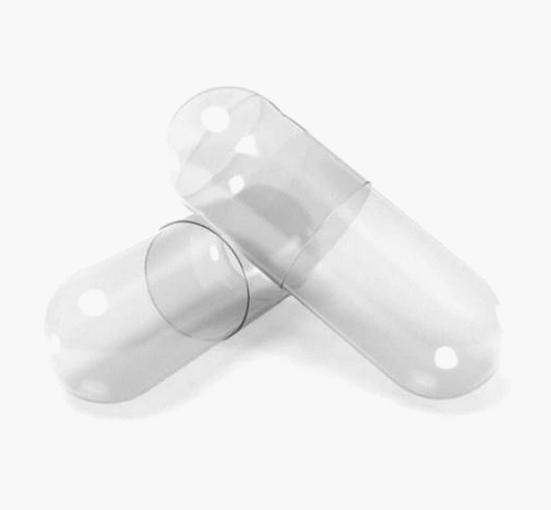 Empty Capsules Size 3 - Clear Vegan HPMC - 500