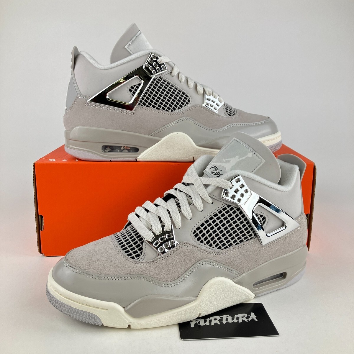 B-Grade* Nike Air Jordan 4 Retro Frozen AQ9129-001 Womens Size 10