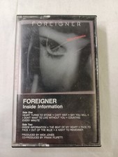 Foreigner - Inside Information - 1987 Cassette Tape Used
