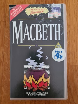 Macbeth (UK VHS) von Charles Warren mit Tim Hardy, Barbara Leigh Hunt, R. Nossek