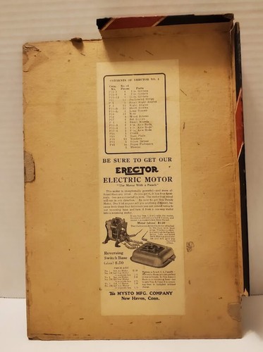 The Mysto Erector Set No. 1 Mysto Manufacturing Co. 1912 - Picture 9 of 20