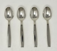 Oneida Shasta Piloti Set of 4 Dinner / Oval Bowl Soup Spoons 6 3/4" USA MADE