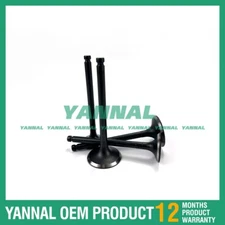 ZB600 Intake Valve With Exhaust Valve For Kubota Excavator Engine Parts