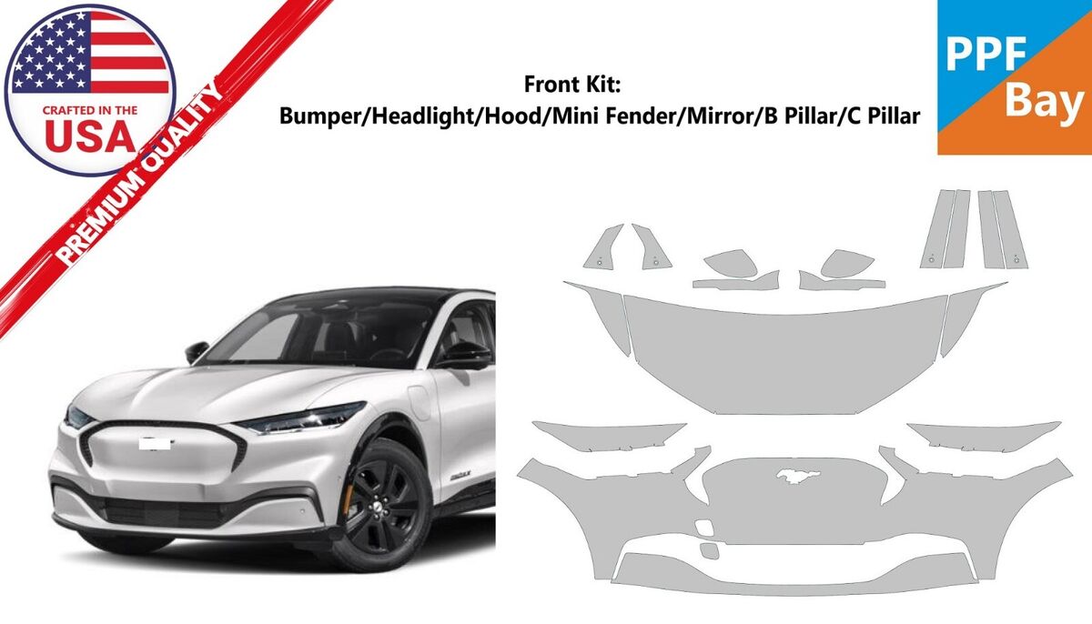 Partial Hood Fender & Mirror Kit | FORD MACH-E SELECT 2024 Partial Hood Fender & Mirror Kit | FORD MACH-E SELECT 2024