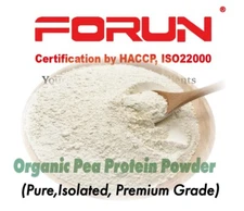 FORUN 100% Organic Pure Pea Protein Isolate Powder  2KG--No Flavour,No Sugar