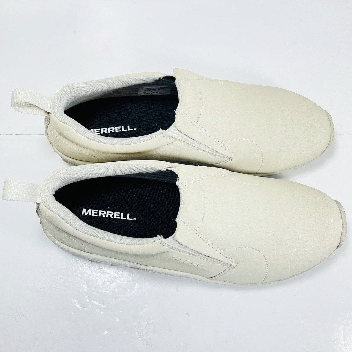 Merrell Jungle‎ Moc Slip On Shoes Men\'s Size 11.5 Oyster Nubuck Leather Merrell Men main image 2