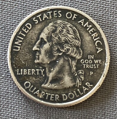 2005 West Virginia P Quarter Errors Improperly Annealed BLACK