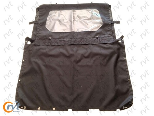 Capota blanda de repuesto para Suzuki Samurai con cubierta de cubierta - cuerpo corto denim negro - Imagen 5 de 9