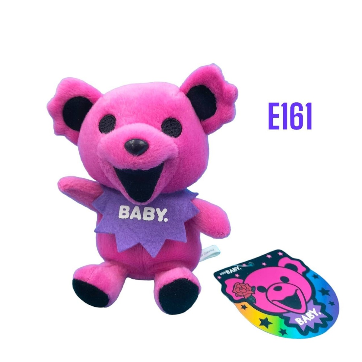 Grateful Dead Bear E161 Pink GDP BABY 2009 Plush 6