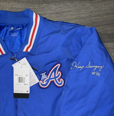 Nike Atlanta Braves 2023 City Connect Dugout Full-Zip Jacket Men's