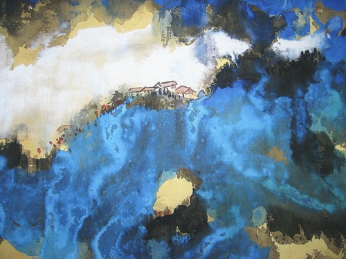 Chinese Painting Scroll Splash Color Landscape 泼彩山水 By Zhang Daqian 张大千 - Picture 5 of 9