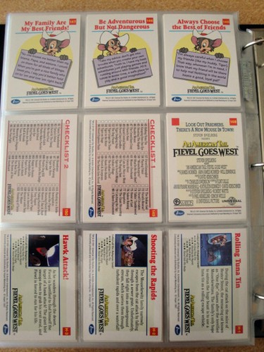 1991 Impel Fievel Goes West Complete 150 Card Base Set + 8 Holograms - Picture 4 of 6
