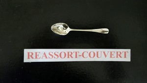 CUILLÈRE MOKA CHRISTOFLE GABON 10 CM BEL ÉTAT MÉTAL ARGENTÉ