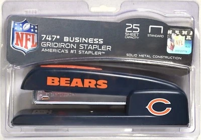 CHICAGO BEARS Swingline 747 Business Gridiron Stapler 25 Sheets NFL #74059 NEW