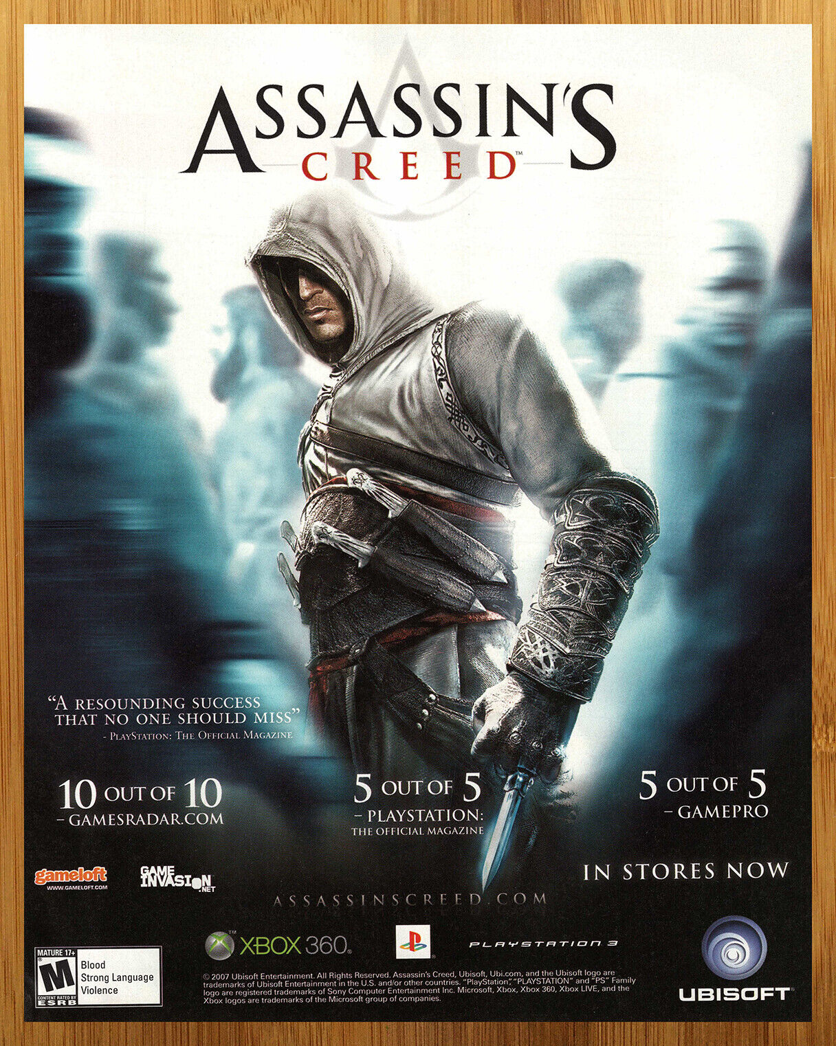 ASSASSINS CREED (2016) ORIGINAL POSTER 27 X 39