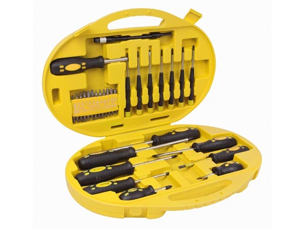 Toolland - 4019-42 - Schraubendreher- / Bitsatz - Chrom-Vanadium - 42-Tlg.-image