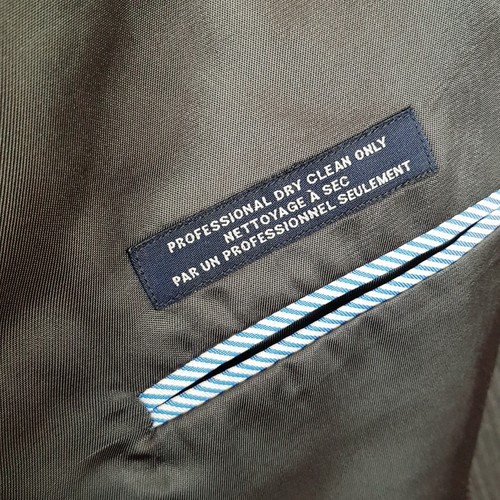 TOMMY HILFIGER Mens Size R 44 Striped Wool Blazer Jacket - Picture 8 of 10