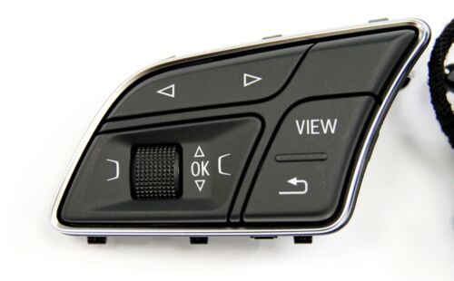 New OEM AUDI A3 S3 A4 S4 A5 S5 Q2 Steering Wheel Buttons 8W0951523F - Picture 3 of 7
