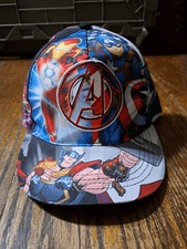 New Youth One Size Marvel Avengers Baseball Cap Truckers Hat Adjustable NWOT