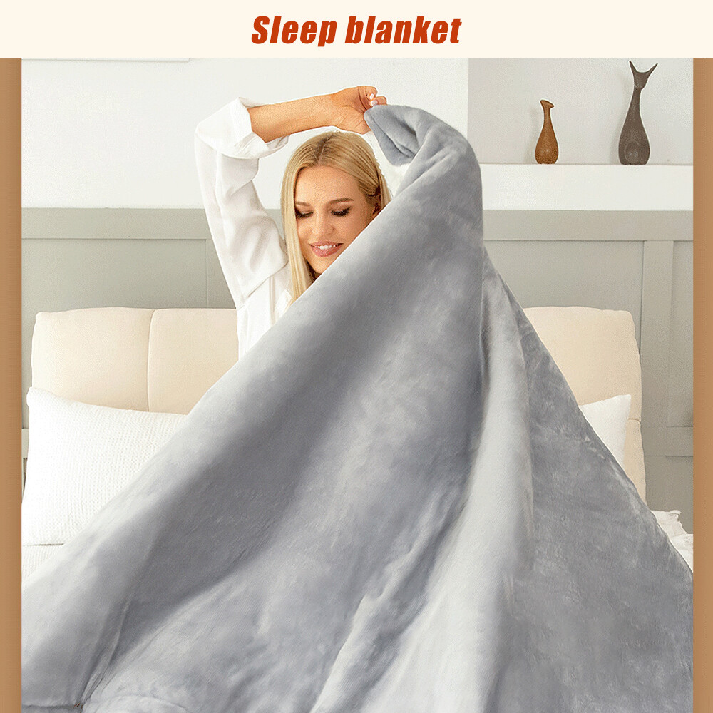 Electric Heated Throw Blanket Plush 50u0026#039;u0026#039;x 60u0026#039;u0026#039; 6 Heat  Settings Machine Washable | eBay