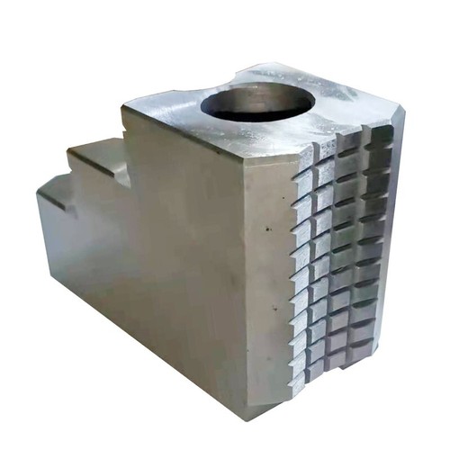 12" 3 Steps Hydraulic Chuck Stiff Paws Oil press Hard Jaw 1.5mm x60 Degree Teeth - Picture 14 of 18