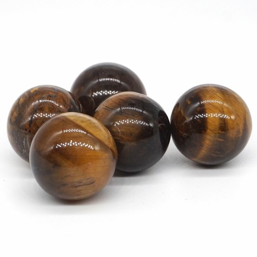 16mm Wholesale Gemstone Crystal Reiki Healing Sphere Hand Play Ball Globe 3pc - Picture 7 of 52