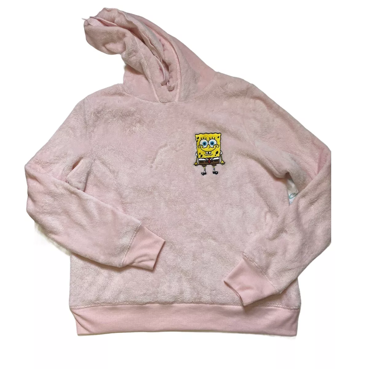Spongebob hoodie pink hot sale