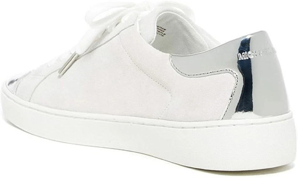 Michael Kors Woman's Frankie Sneaker Shoes, Optic/Silver, Size: 8 M - Image 2 of 3