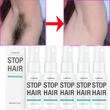 Permanent Hair Removal Spray Natural Painless Stop Hair Growth Inhibitor Remover
