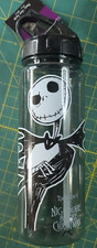 Disney The Nightmare Before Christmas Jack Skellington Black Water Bottle Bundle