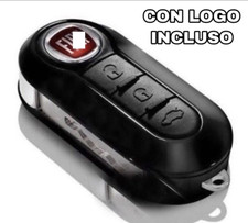 Chiave Telecomando Guscio per FIAT 500L PUNTO EVO PANDA LANCIA MUSA YPSILON+logo