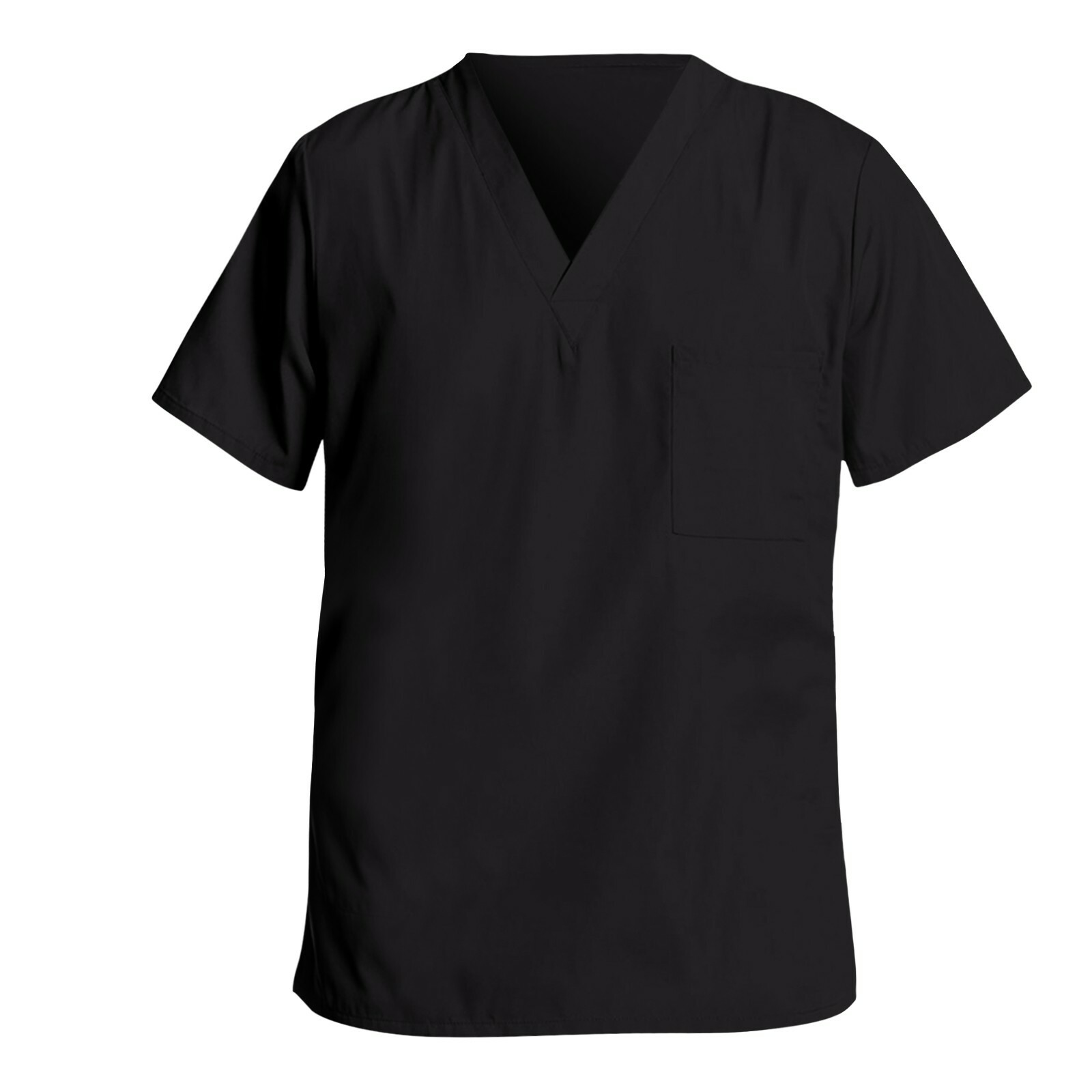 Mens Medical Scrubs Uniform Tops Tunic Nurse Hospital Working