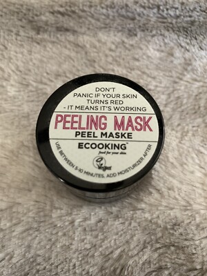 Ecooking Peeling Mask VEGAN Peel Mask .5oz / 15ml New Without Box