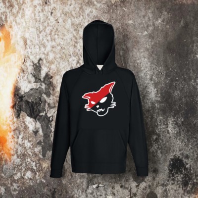 ANARCHO CAT HEAD HOODIE  (GRÖSSEN S-5XL)