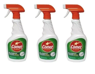 3 Pack Comet Classic Kitchen Cleaner With Bleach 24 oz Each 