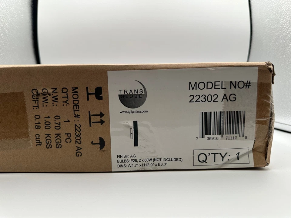 Bel Air Lighting castaño rojizo 6 pulgadas Aplique de pared interior dorado antiguo de 2 luces Foto 3 de 4