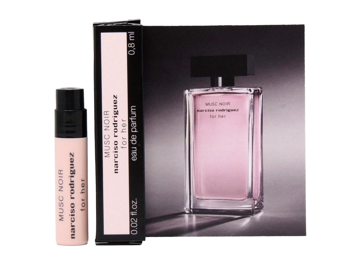 NARCISO RODRIGUEZ FOR HER MUSC NOIR EDP .8ml .02fl oz x 1 PERFUME NARCISO RODRIGUEZ FOR HER MUSC NOIR EDP .8ml .02fl oz x 1 PERFUME