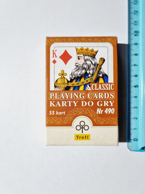 Playing Card Karty Do Gry Trefl Poker Vintage Original New