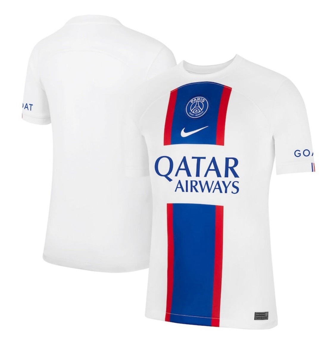 ナイキ パリサンジェルマン 22/23 フォースやユニフォーム上下セット Nike PSG Paris Saint German 2022-23 Third Jersey White