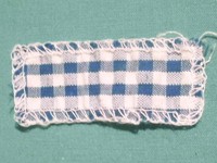 Dollhouse, Table Runner, Blue & White./toys/british Dollhouse, Table Runner, Blue & White./toys/british