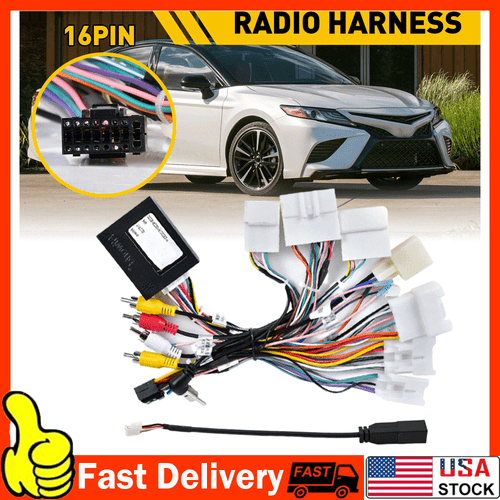Car Stereo Radio Power Harness Cable Wire Adapter Support JBL For Toyota AMP US - Bild 20 von 24