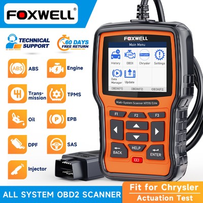 Foxwell NT510 for Chrysler Bidirectional All System OBD2 Scanner Diagnostic Tool