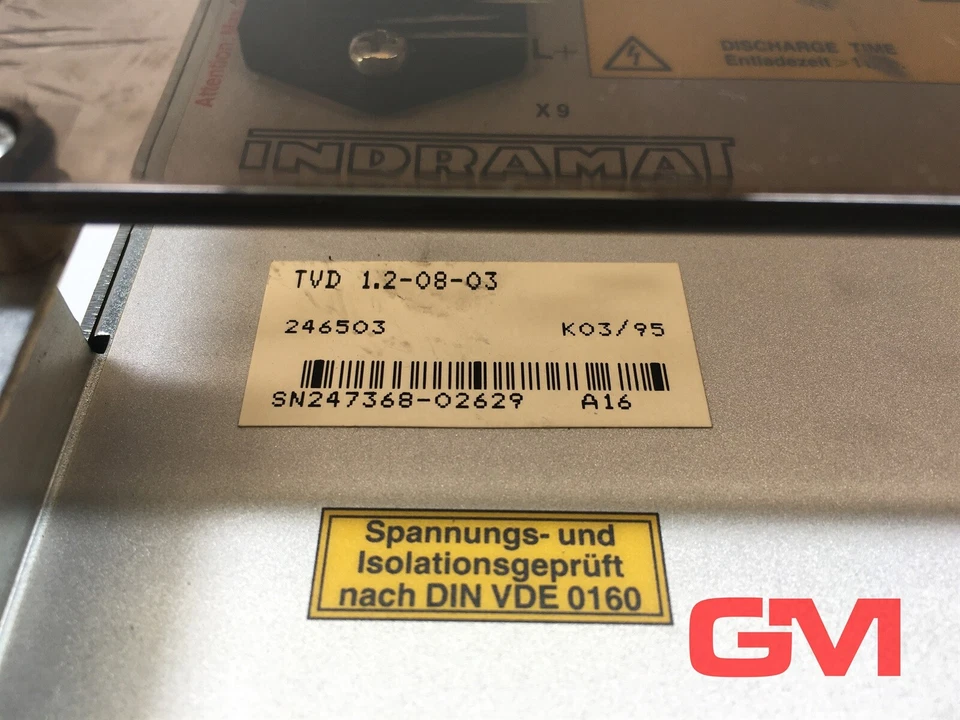 Indramat Stromversorgung 246503 AC-Servo TVD 1.2-08-03 A.C. Power supply - Bild 2 von 4