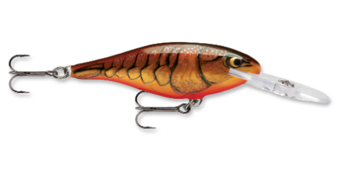 Leurre Rapala Deep Runner Shad Rap SR-7 - Orange Tiger UV, Couleur Rare, Neuf
