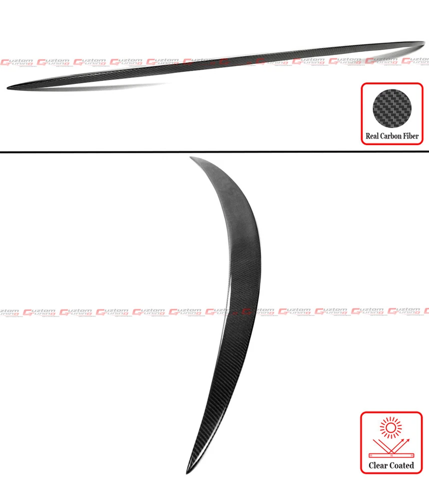 PARA 17-23 MERCEDES BENZ W213 CLASE E E300 E43 AMG VIP FIBRA CARBONO ALERÓN MALETERO Foto 4 de 4